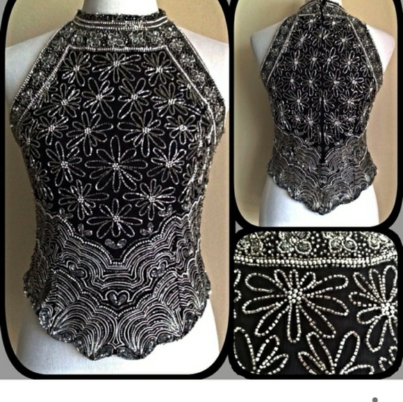 Papell Boutique Tops - Silk Andrianna Papell Boutique evening vintage